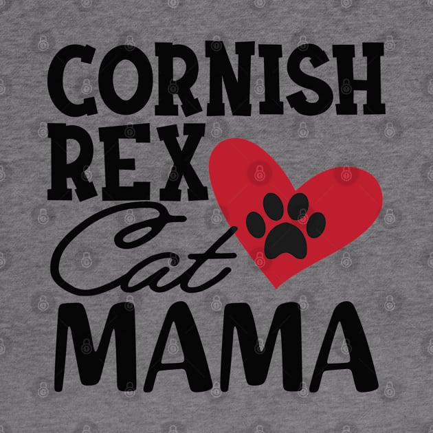 Cornish Rex Cat Mama by KC Happy Shop